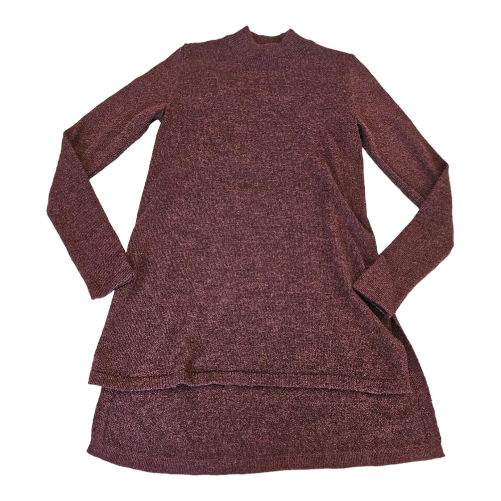 H&M Small Red Long Sleeve Pullover Shirt